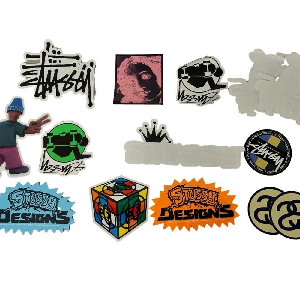 Stussy sticker vinyl bumper Brand logo Waterproof Graffiti Decal Phone Laptop